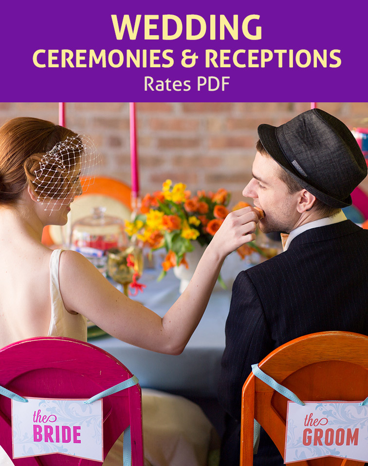 Wedding Ceremonies and Receptions Space for Rent PDF