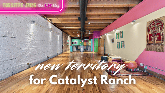 Blog titlecard with the text "Creative Prompt: Me and Who?" against a photo illustration of a black and while photo still from the Charlie Chaplin film City Lights, of the romantic lead characters, Chaplin's classic 'Tramp' in a bowler hat, shappy suit and walking cane, and the actor Virginia Cherrill as a blind girl, seated on a city streetside holding flowers for sale.